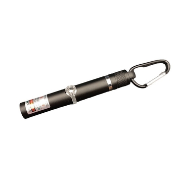 Aluminijski laser pointer zelene boje, USB punjenje, karabinski klip, otisak logotipa, prilagodba