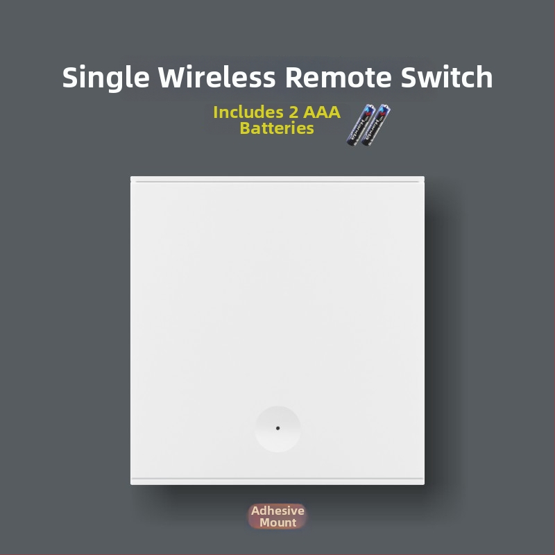 Panou de întrerupător wireless cu control dublu și personalizare - 110-220V, 433MHz, rază 20 m, interval de temperatură 0–50°C, pentru iluminat casnic