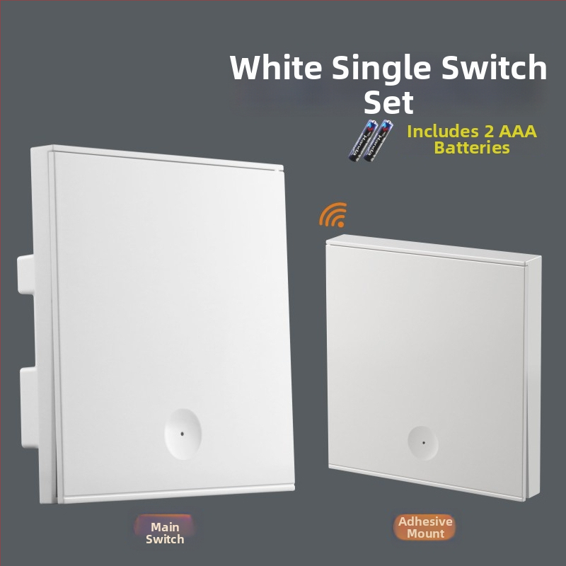 Panou de întrerupător wireless cu control dublu și personalizare - 110-220V, 433MHz, rază 20 m, interval de temperatură 0–50°C, pentru iluminat casnic