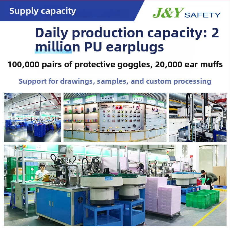 ABS zvukovo izolované chrániče sluchu pre štúdium a spánok, na hlavu, penyová výstelka, EM-6001, 27dB SNR / 30dB NNR