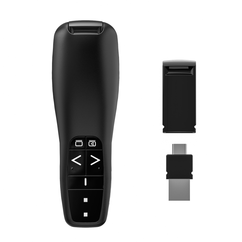 Višenamjensko pero za prebacivanje stranica s laserskim pokazivačem i punjenjem za PPT prezentacije i nastavu — Marka YVYE, tijelo od ABS-a, otisnuto logo, mogućnost prilagodbe