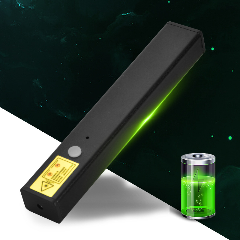 Homokasztali oktatáshoz laserpointer toll, Type-C töltés, alumínium test, 753 négyszögcső kivitel, logó nyomtatva