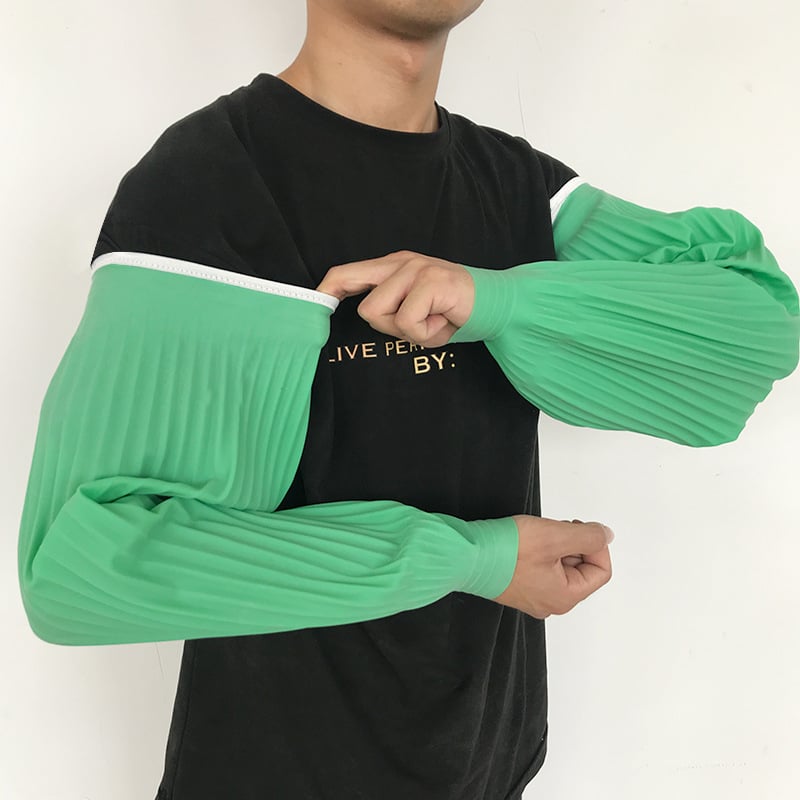 Lateks rukavna zaštita s rukavima, vodootporna zástara za kuhinju i kućanske poslove – otporna na ulje, otporna na habanje, otporna na kiseline i baze, antikorozivna