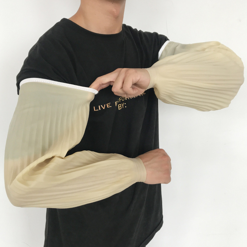 Lateks rukavna zaštita s rukavima, vodootporna zástara za kuhinju i kućanske poslove – otporna na ulje, otporna na habanje, otporna na kiseline i baze, antikorozivna