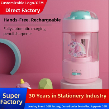 Yunfeng elektromos ceruzahegyező – műanyag test – kész ajándék, diákoknak, ballagás