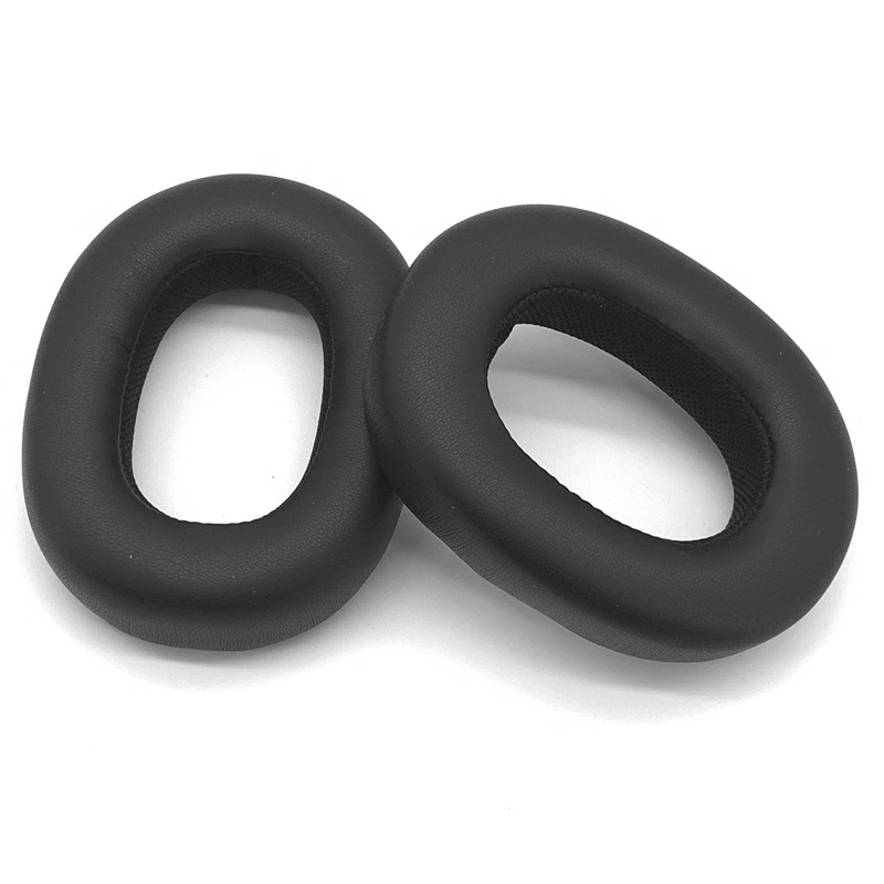 Bőr fülpárna burkolat AKG N700NC-hez, Love Technology N700NC modell, műbőr, snap-on rögzítés, kompatibilis a Love Technology fülpárnákkal