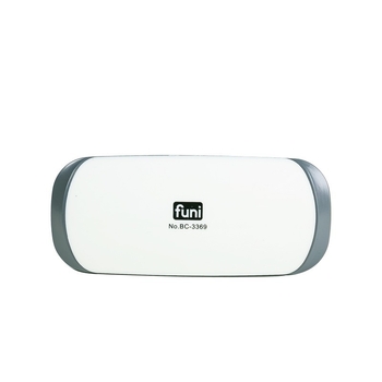 FUNI μαγνητική γόμα για γυάλινο λευκό πίνακα με φλανελ επιφάνεια, διαστάσεις 125 × 52 × 16 mm