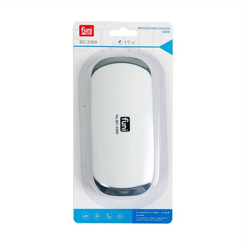 FUNI μαγνητική γόμα για γυάλινο λευκό πίνακα με φλανελ επιφάνεια, διαστάσεις 125 × 52 × 16 mm