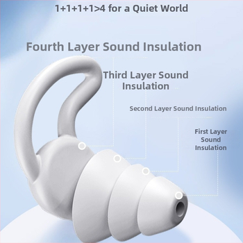 Silikónové ušné štuple na tlmenie hluku - in-ear, vodotesné, NRR 35