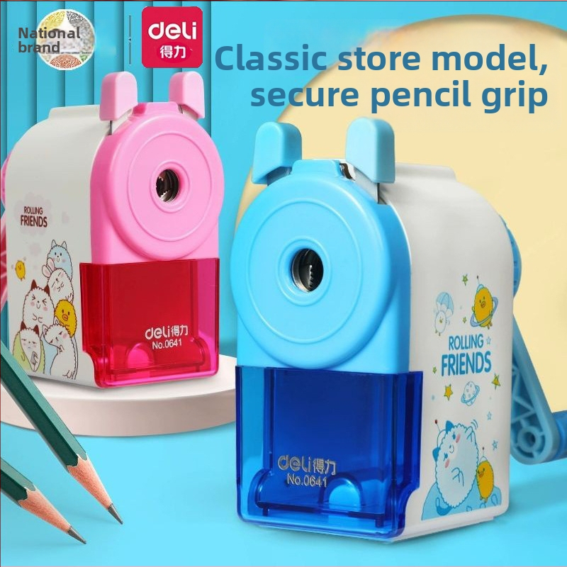 Iskolásoknak készült ceruzahegyező – fém test, geometriai kialakítás, manuális működtetés, modell: Buy enough to go to the city to shuo-0641