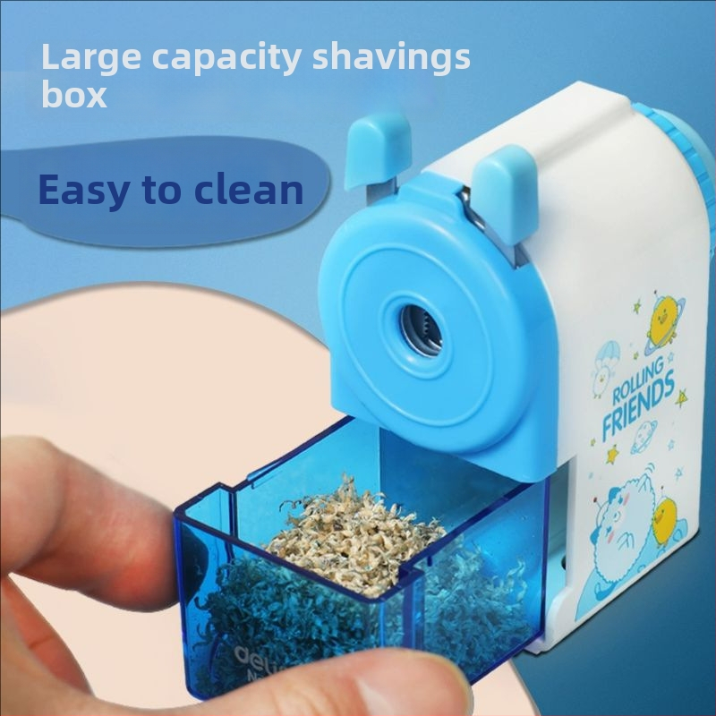 Iskolásoknak készült ceruzahegyező – fém test, geometriai kialakítás, manuális működtetés, modell: Buy enough to go to the city to shuo-0641