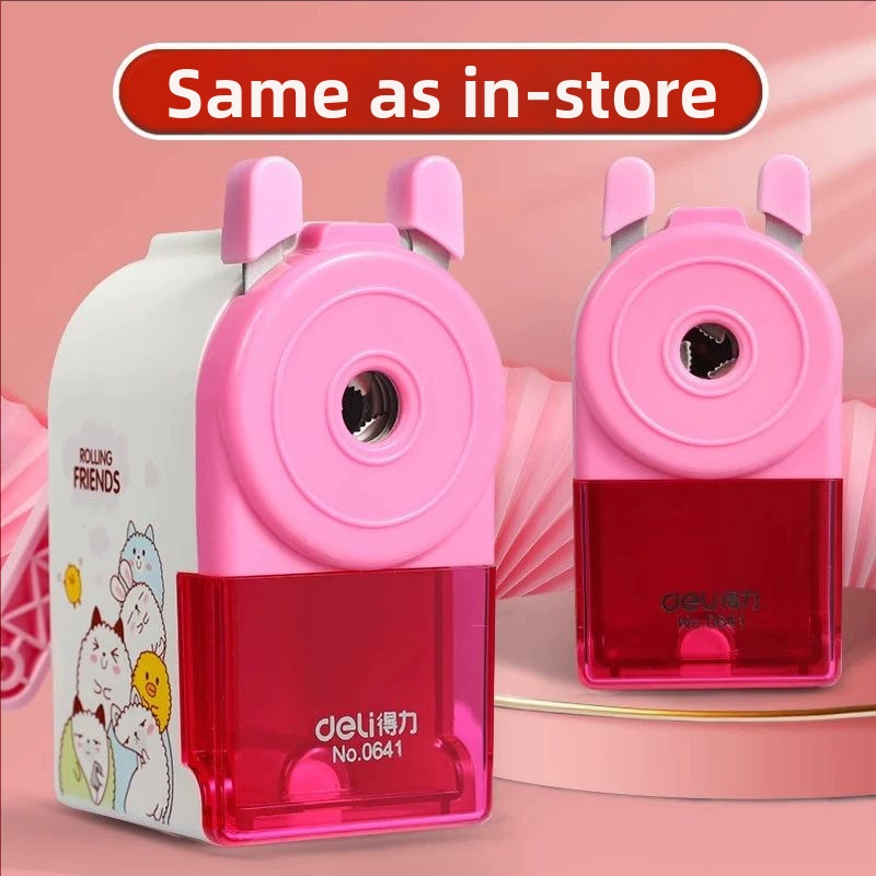 Iskolásoknak készült ceruzahegyező – fém test, geometriai kialakítás, manuális működtetés, modell: Buy enough to go to the city to shuo-0641