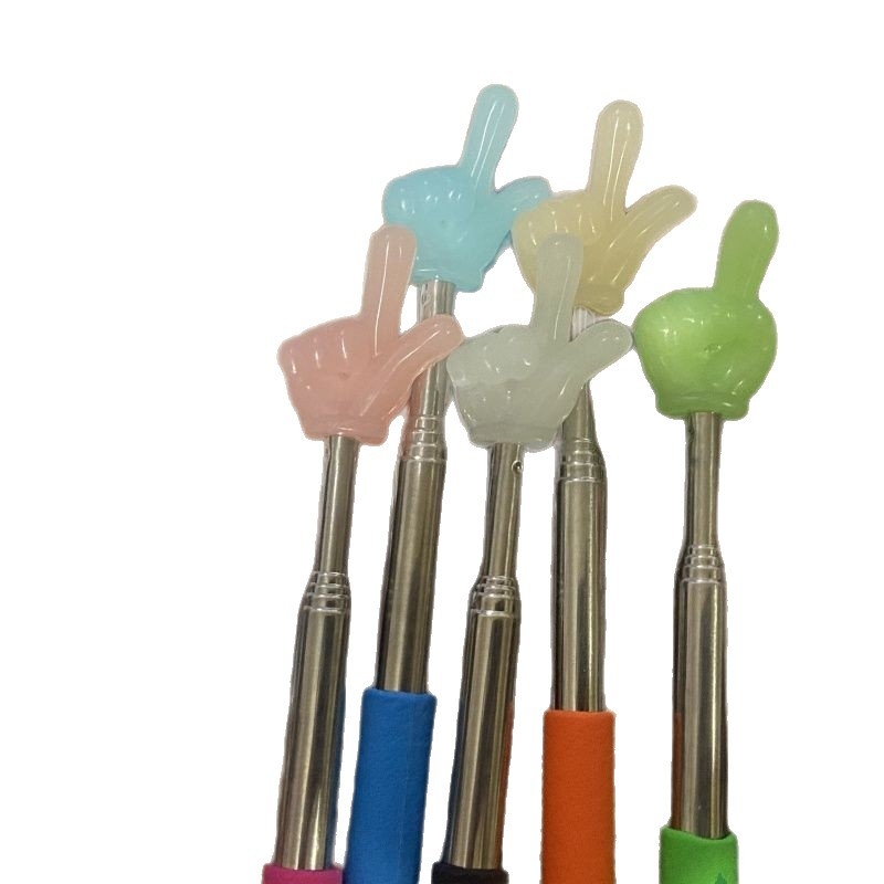 Gyerekeknek és tanítóknak visszahúzható olvasópálca, PP műanyag és rozsdamentes acél felhasználásával; típus: olvasópálca; márka: Egyéb; logó nyomtatás nem lehetséges