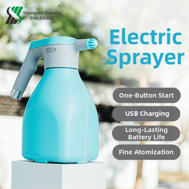 Elektrický záhradný postrekovač, model YL-1006-2; prietok 1–2 L/min; rýchlosť 3500 rpm; elektrické napájanie; vhodný pre čajovník, zelenina, trávnik, ovocný strom a živicu