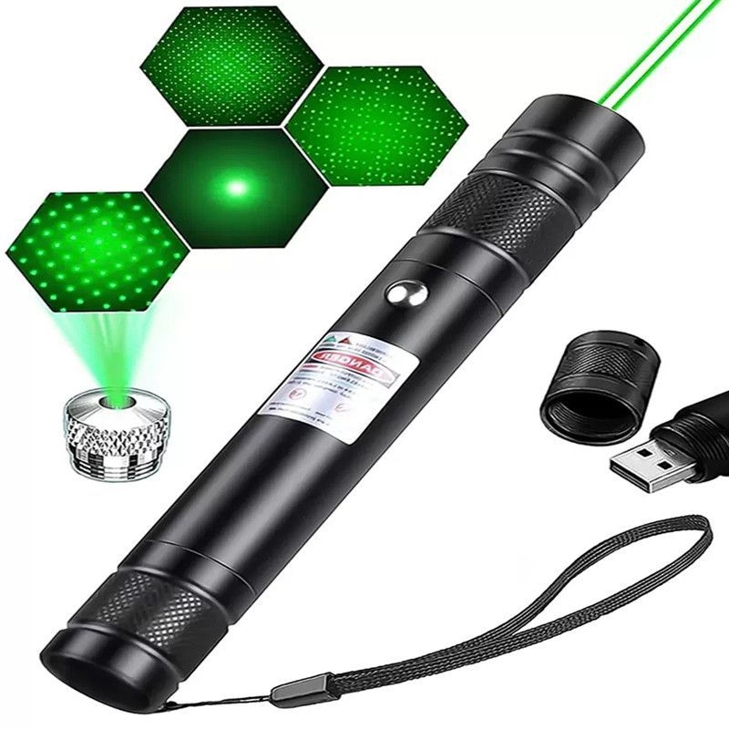 Jedinstveno USB-punivo lasersko pokazivačko olovka sa zelenim svjetlom