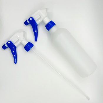500 ml plastična raspršivač boca plavo-bijela za kućnu upotrebu, zalijevanje i čišćenje
