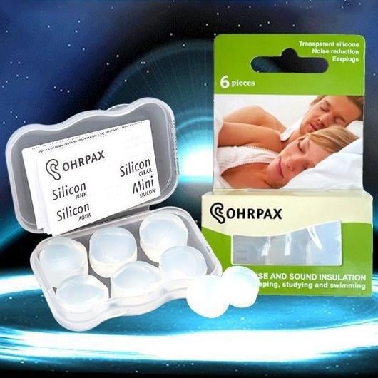 Szilikon füldugók zajcsökkentésre, vízálló, kollégiumi használatra, úszáshoz és utazáshoz