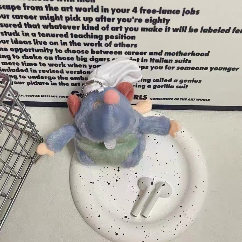 Etui za AirPods 4. generacije – pliš materijal, crtani dizajn Ratatouille, izrada od tkanine, kompatibilno s Apple, prilagodba