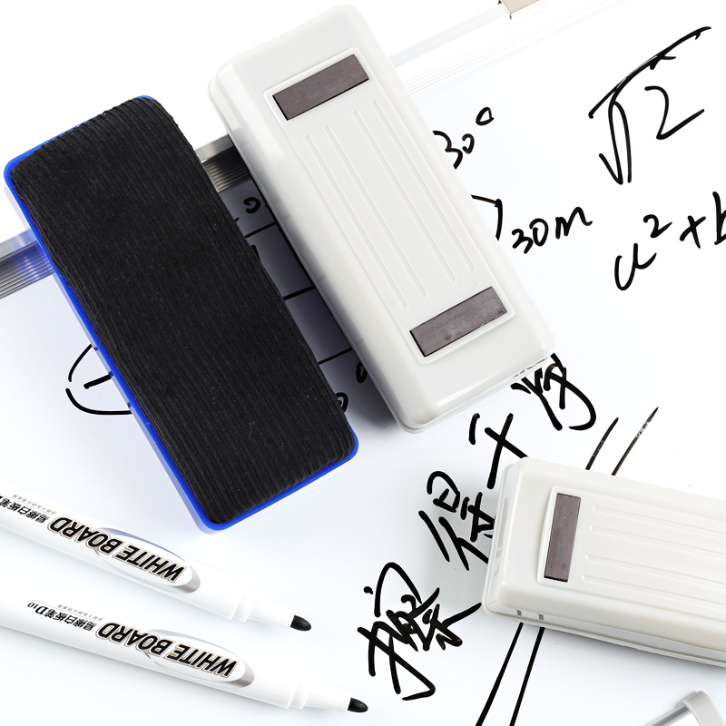 Μαγνητικό σβηστήρι για πίνακα λευκής επιφάνειας με φλανελ πάνελ, πλενόμενο, συμβατό με λευκές και μαύρες επιφάνειες, Platinology