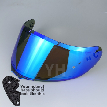 Šošovka prilby V12b pre plno tvárovú prilbu – UV ochrana, ochrana proti slnku a dažďu; PC materiál