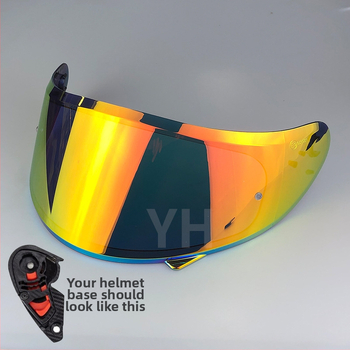 Šošovka prilby V12b pre plno tvárovú prilbu – UV ochrana, ochrana proti slnku a dažďu; PC materiál