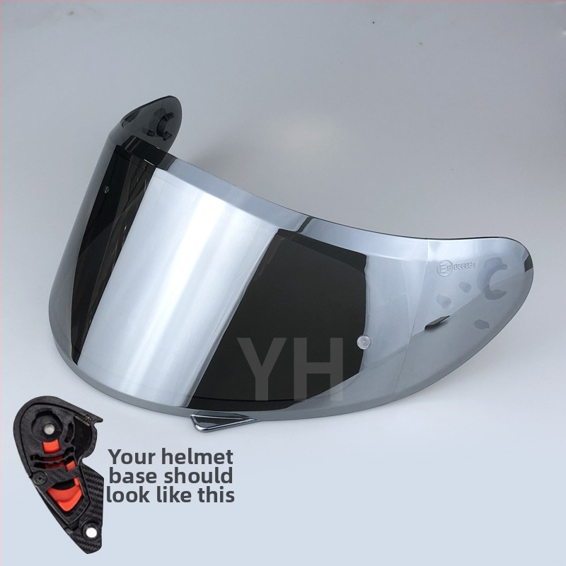 Šošovka prilby V12b pre plno tvárovú prilbu – UV ochrana, ochrana proti slnku a dažďu; PC materiál