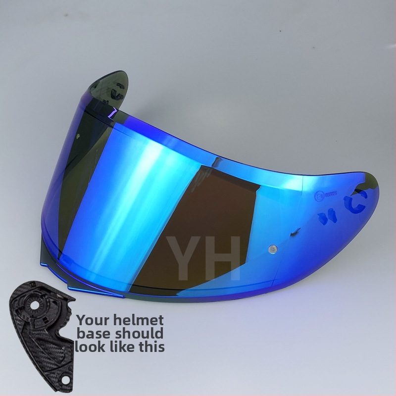 Šošovka prilby V12b pre plno tvárovú prilbu – UV ochrana, ochrana proti slnku a dažďu; PC materiál