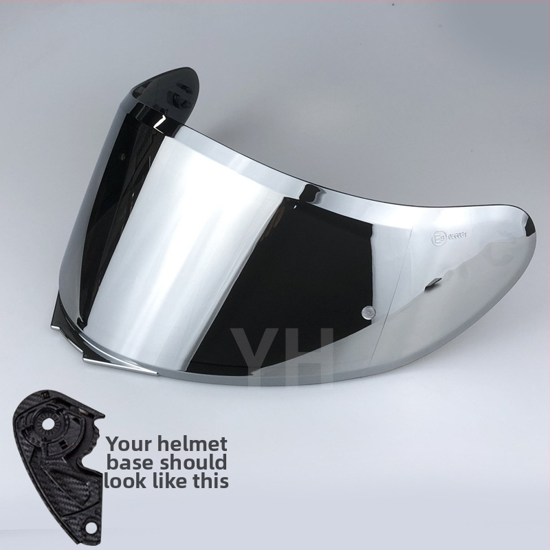 Šošovka prilby V12b pre plno tvárovú prilbu – UV ochrana, ochrana proti slnku a dažďu; PC materiál