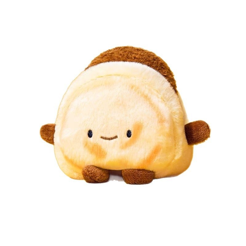 Kućište za AirPods 4. generacije – plišni silikon, izdignuti karikaturni dizajn s mesnim bunom