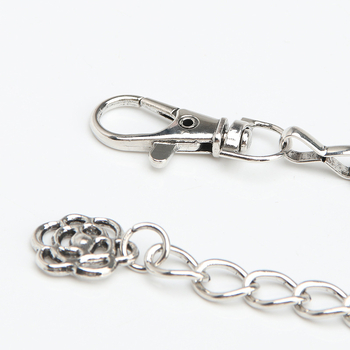 Kovinski kaiš za struk, duljina 105 cm, dizajn s jednim petljom, svestran stil za žene, proljeće 2025