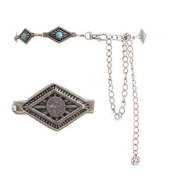 Kovinski kaiš za struk, duljina 105 cm, dizajn s jednim petljom, svestran stil za žene, proljeće 2025