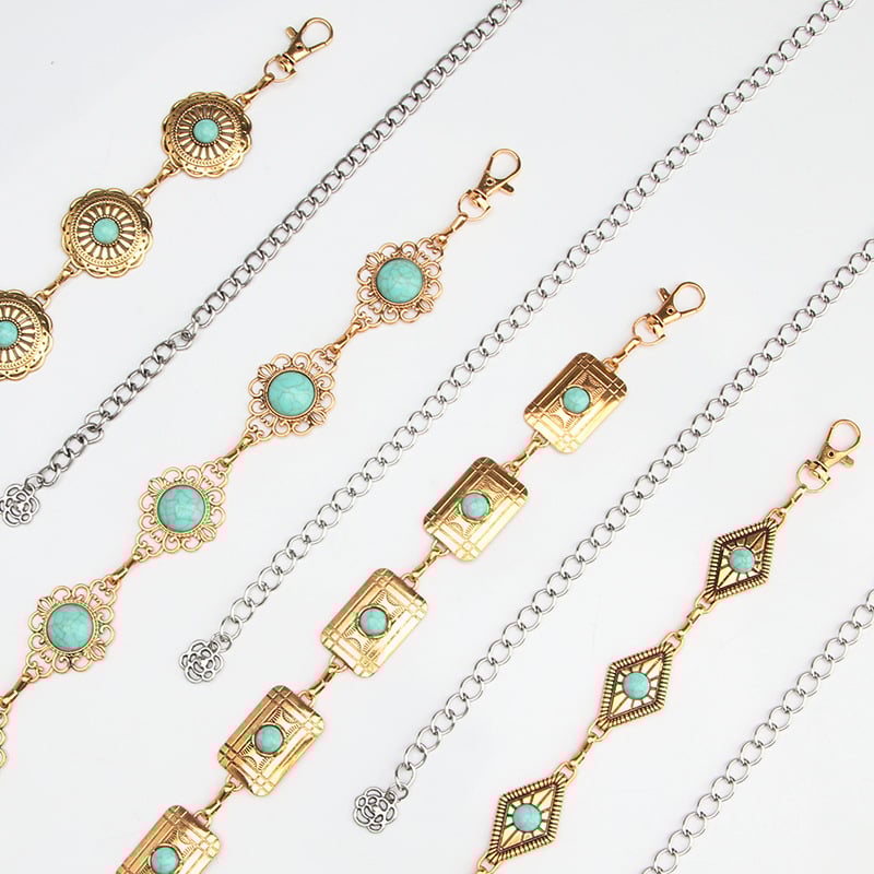 Kovinski kaiš za struk, duljina 105 cm, dizajn s jednim petljom, svestran stil za žene, proljeće 2025