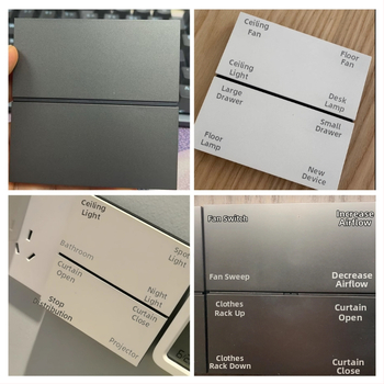 Inteligentný bezdrôtový spínač s Bluetooth Mesh, pripojený k aplikácii Mijia, dvojité ovládanie, bez kabeláže