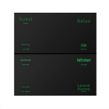 Inteligentný bezdrôtový spínač s Bluetooth Mesh, pripojený k aplikácii Mijia, dvojité ovládanie, bez kabeláže