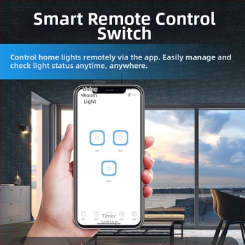 Έξυπνος διακόπτης τοίχου σε πάνελ με οθόνη αφής, WiFi, απομακρυσμένο έλεγχο και φωνητικό έλεγχο