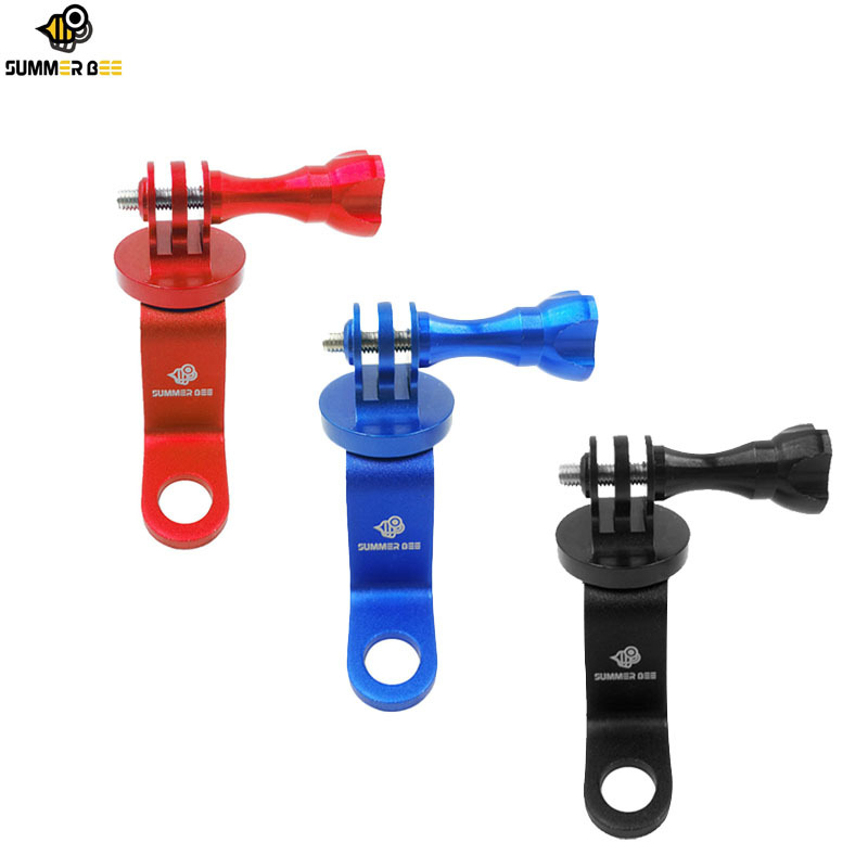 SUMMER BEE SF-GP-T061 Suport din aliaj de aluminiu pentru oglinda retrovizoare a motocicletei GoPro Osmo Action