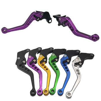 Tsann Kuen LD-01YL Set universal de pârghii pentru motocicletă în stil bullhorn, cap turnat, reglaj în șase poziții pentru frână cu disc și ambreiaj