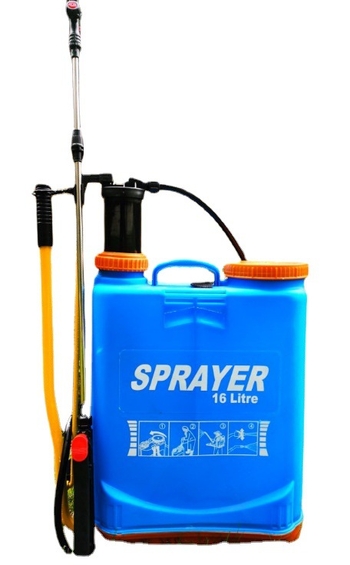 16L χειροκίνητος ψεκαστήρας πλάτης για γεωργία, εφαρμογή φυτοφαρμάκων και απολύμανση