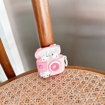 Silikonska futrola za AirPods, crtani stil, sprej završna obrada, kompatibilna s drugim modelima.