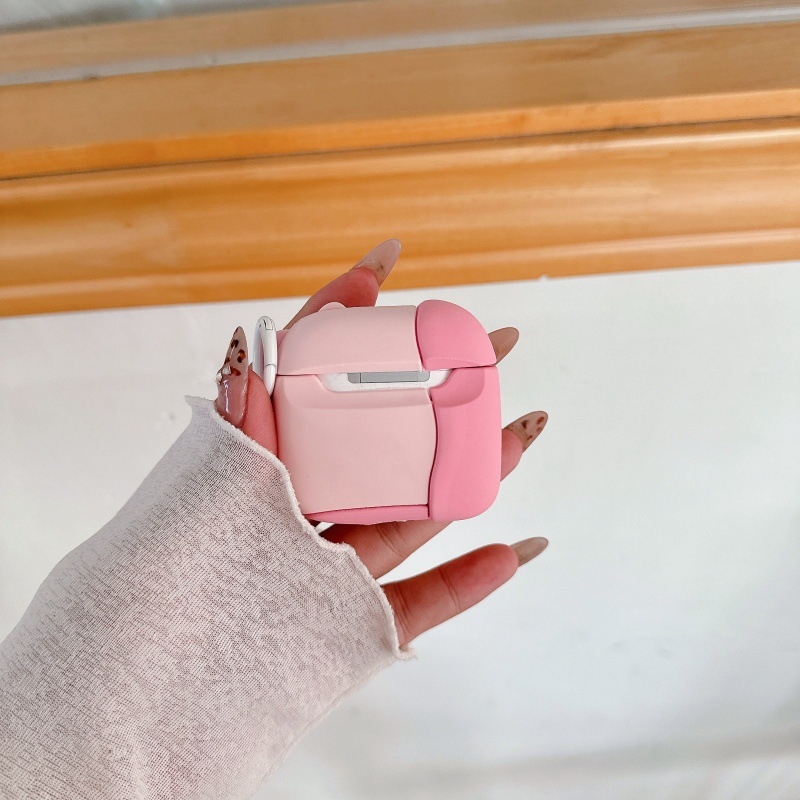 Silikonska futrola za AirPods, crtani stil, sprej završna obrada, kompatibilna s drugim modelima.