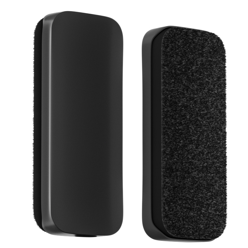 Μαγνητικό σβήστρα για πίνακα με επιφάνεια από ύφασμα και ABS πίσω