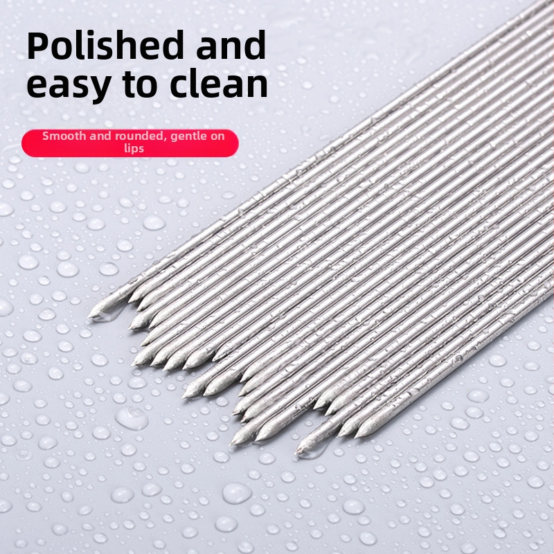 Harden 304 nerezová oceľ kruhové špízy na grilovanie – jahňacie špízy, grilovacie vidličky