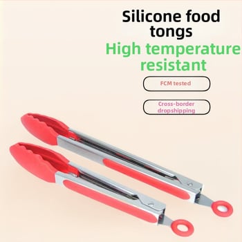 Silikónový klip na potraviny s vysokou teplotnou odolnosťou, protišmykový, ochrana proti popáleninám, multifunkčný, možnosť potlače loga