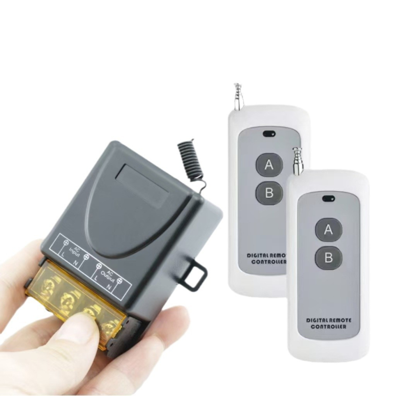 Comutator fără fir pentru pompe de apă, 85–256V AC, 30A, 3000W, tip întrerupere simplă