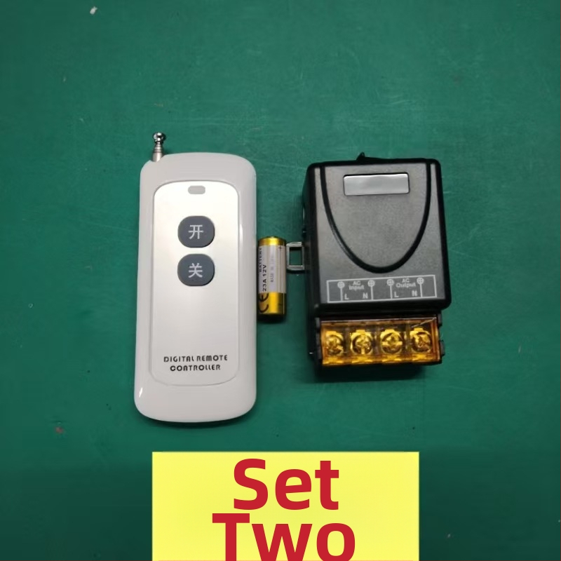 Comutator fără fir pentru pompe de apă, 85–256V AC, 30A, 3000W, tip întrerupere simplă