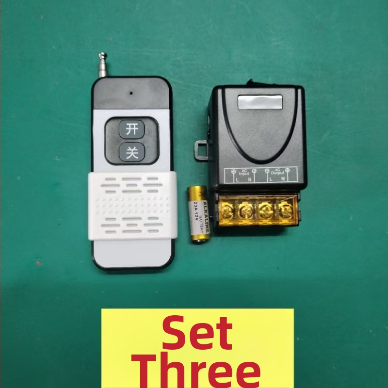 Comutator fără fir pentru pompe de apă, 85–256V AC, 30A, 3000W, tip întrerupere simplă