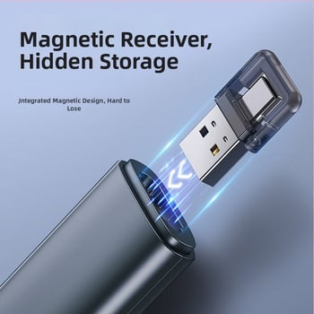 PPT laserová ceruzka na prechod strán, bezdrôtové USB diaľkové ovládanie pre prezentácie, dosah lasera 200 m, 650 nm vlnová dĺžka, batéria 200 mAh