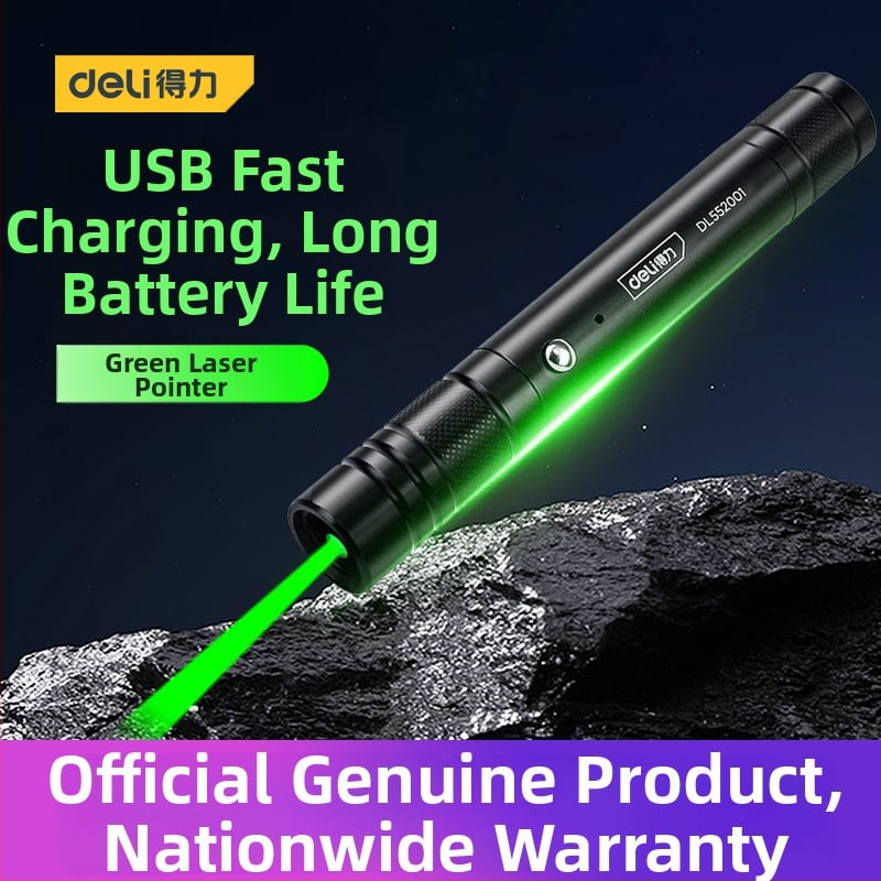 Eladó- és bemutató célú lézermutató toll, modell DL552001-2, márka Deli