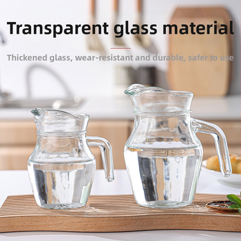 Sklenený džbán na pivo s potlačou loga (materiál: sklo sodík-kalcit; účel: pivo)