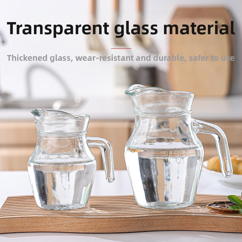 Sklenený džbán na pivo s potlačou loga (materiál: sklo sodík-kalcit; účel: pivo)